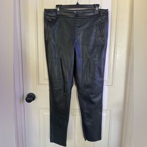 Zara Faux Leather Skinny Pants | Size XL